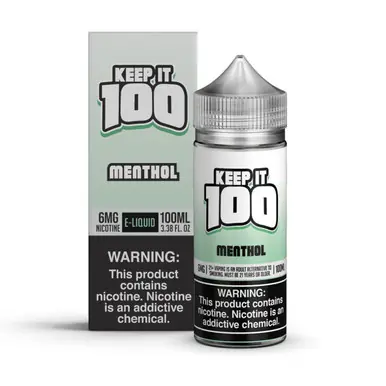 Menthol 100ml E-Juice | Keep it 100