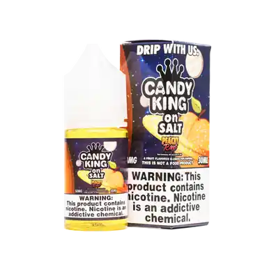 Peachy Rings Salt E-Liquid 30ml | Candy King