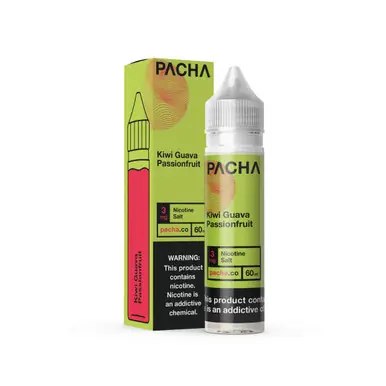 Kiwi Guava Passionfruit Synthetic Nicotine 60ml E-Juice | Pacha