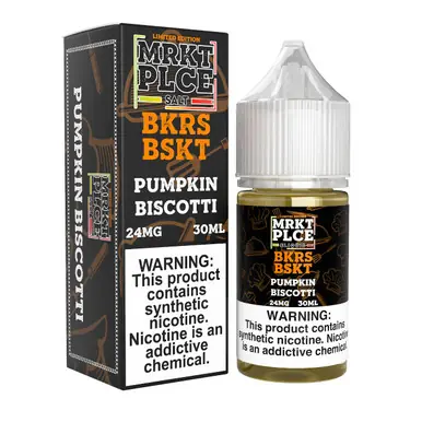 BKRS BSKT Pumpkin Biscotti Salt Nic 30ml E-Juice | MRKTPLCE
