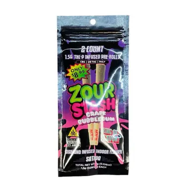 Zour Stash THCP Infused Prerolls 1.5G | 2 Count