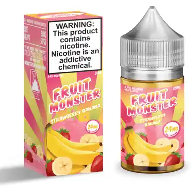 Fruit Strawberry Banana Salt 30ml E-Juice| Jam Monster