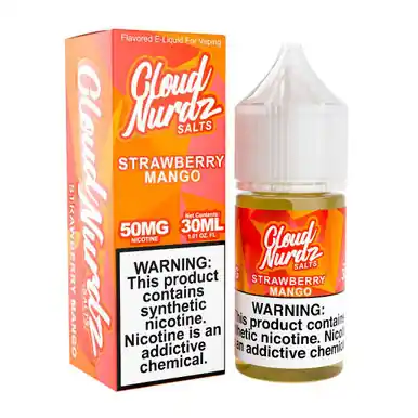 Salts Strawberry Mango Synthetic Nicotine 30ml E-Juice | Cloud Nurdz