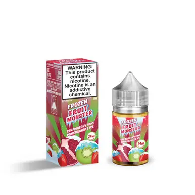 Frozen Fruit Strawberry Kiwi Pomegranate Ice Salt 30ml E-Juice | Jam Monster