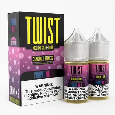 Purple No.1 60ml Salt E-Juice | Twist E-Liquids