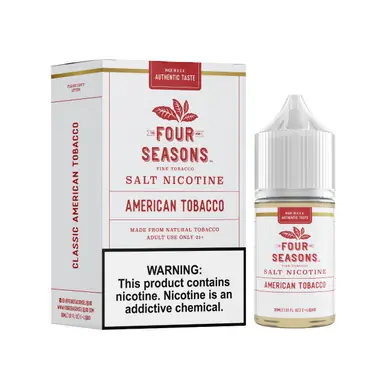 American Tobacco Salt 30ml E-Juice | Four Seasons
