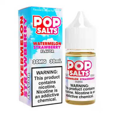Watermelon Strawberry 30ml E-Juice | Pop Salts
