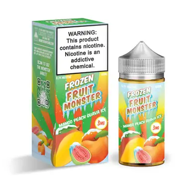 Frozen Fruit Mango Peach Guava Ice 100ml E-Juice | Jam Monster