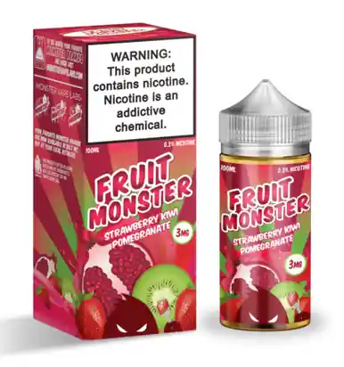 Strawberry Kiwi Pomegranate Fruit E-Liquid 100ML | Monster