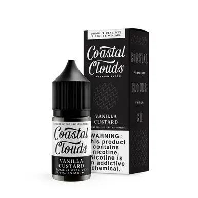 Vanilla Custard 30ml Salt E-Juice | Coastal Clouds