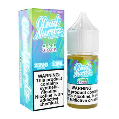 Salts Iced Grape Apple Synthetic Nicotine 30ml E-Juice | Cloud Nurdz