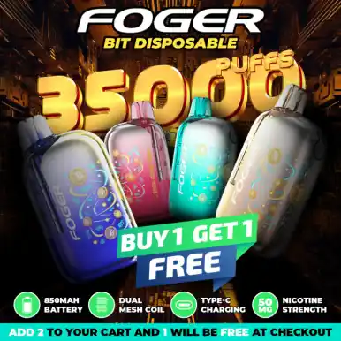 Foger BIT Disposable | 35K Puffs - Buy 1 Get 1 Free