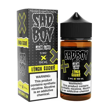 JamLine Lemon Jam Synthetic Nicotine 100ml E-Juice | SadBoy