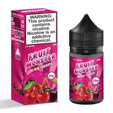 Frozen Fruit Black Cherry Salt 30ml E-Juice | Jam Monster