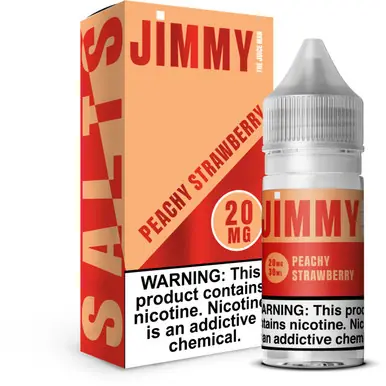 Jimmy The Juice Man Peach Strawberry 30ml Salt E-Juice
