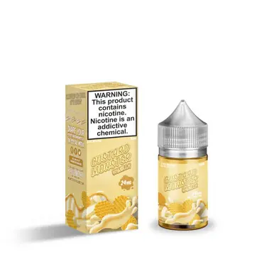 Vanilla Custard Salt 30ml E-Juice by Jam Monster | Custard Monster