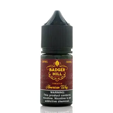 American Way Tobacco Salt 30ml E-Juice | Badger Hill Reserve