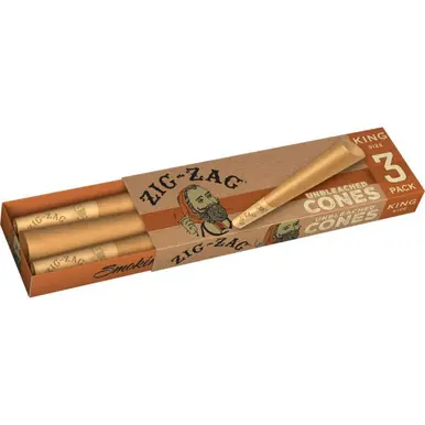 Zig Zag Cones King Size Pack of 1 | 3 COUNT