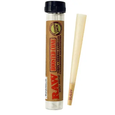 Raw Rocket Booster Boosted Cone Pack of 1 | 1 COUNT Herbal Camella