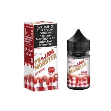 Strawberry Salt 30ml E-Juice | PB & Jam Monster