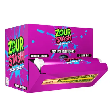 Zour Stash THC-A Hash Hole Prerolls | 20 Count