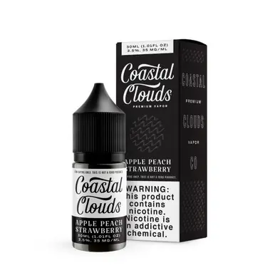 Apple Peach Strawberry 30ml Salt E-Juice | Coastal Clouds