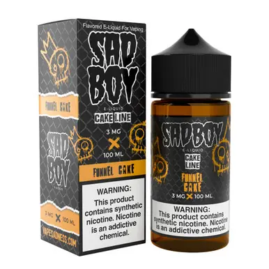 Cakeline Funnel Cake Synthetic Nicotine 100ml E-Juice | SadBoy