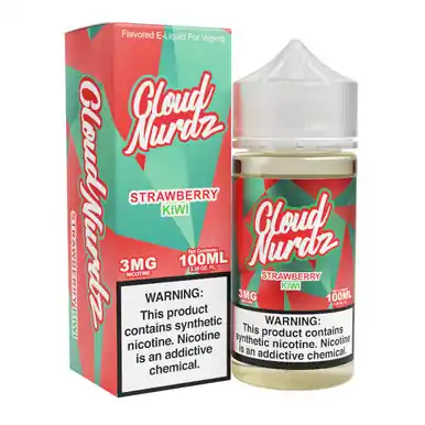 Strawberry Kiwi Synthetic Nicotine 100ml E-Juice | Cloud Nurdz