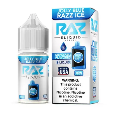 Salt Jolly Blue Razz Ice Tobacco Free Nicotine E-Juice 30ml | Pod Juice x RAZ