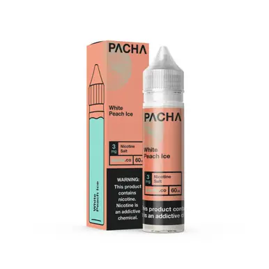 White Peach Ice Synthetic Nicotine 60ml E-Juice | Pacha
