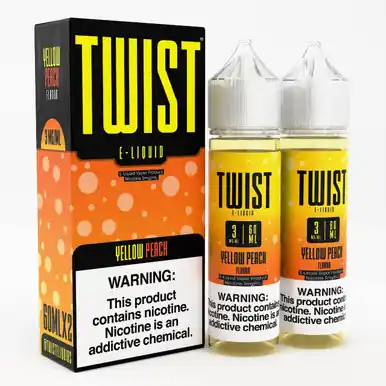 Yellow Peach 120ml E-Juice | Twist E-Liquids