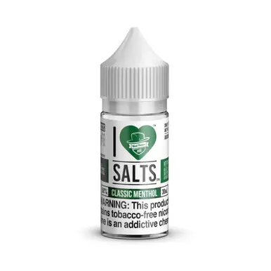 Classic Menthol 30ml Salt E-Juice | I Love Salts