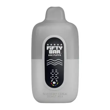 Fifty Bar V2 Silver Series 2% Disposable | 20k Puffs