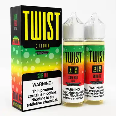 Sour Red 120ml E-Juice | Twist E-Liquids