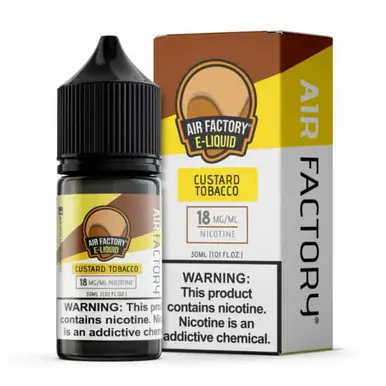 Salt Custard Tobacco 30ml E-Juice | Air Factory
