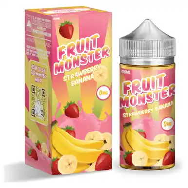 Fruit Strawberry Banana 100ml E-Juice| Jam Monster