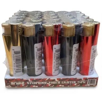 Snipe Pocket Torch Lighters | Pack of 25