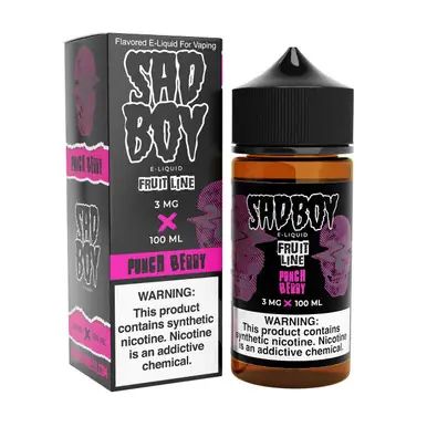 FruitLine Punch Berry Synthetic Nicotine 100ml E-Juice | SadBoy