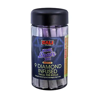 Cali Fields 9 DIamond Infused THCA Prerolls | 9 COUNT