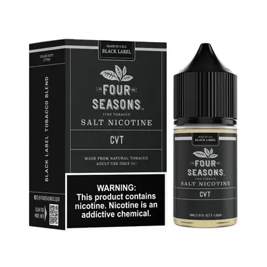 Custard Vanilla Tobacco (CVT) Salt 30ml E-Juice | Four Seasons