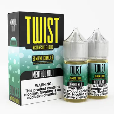Menthol No.1 60ml Salt E-Juice | Twist E-Liquids
