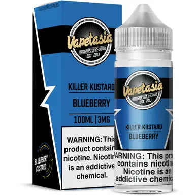 Vapetasia Blueberry Killer Kustard 100ml E-Juice