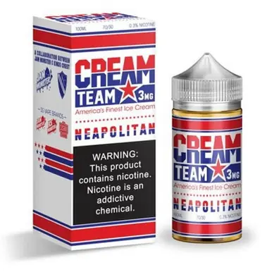 Neapolitan 100ml E-Juice | Cream Team