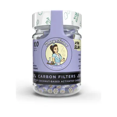 BLAZY SUSAN CARBON FILTERS PURPLE | 100 COUNT