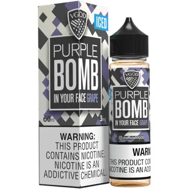 Iced Purple Bomb 60ml E-Juice | VGOD