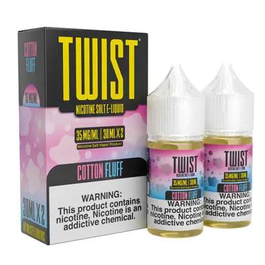 Cotton Fluff 60ml Salt E-Juice | Twist E-Liquids