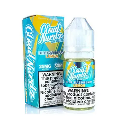 Salts Iced Blue Raspberry Lemon Synthetic Nicotine 30ml E-Juice | Cloud Nurdz