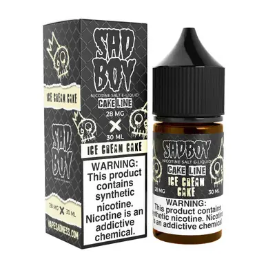 SadBoy CakeLine Ice Cream Cake Synthetic Nicotine 30ml Salt E-Juice