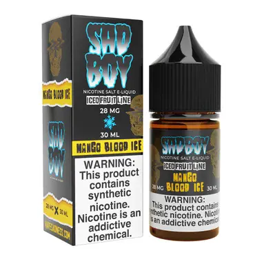 Iced FruitLine Mango Blood Ice Synthetic Nicotine 30ml Salt E-Juice | SadBoy