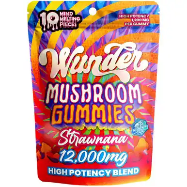 Wunder High Potency Mushroom Gummies | 12000MG